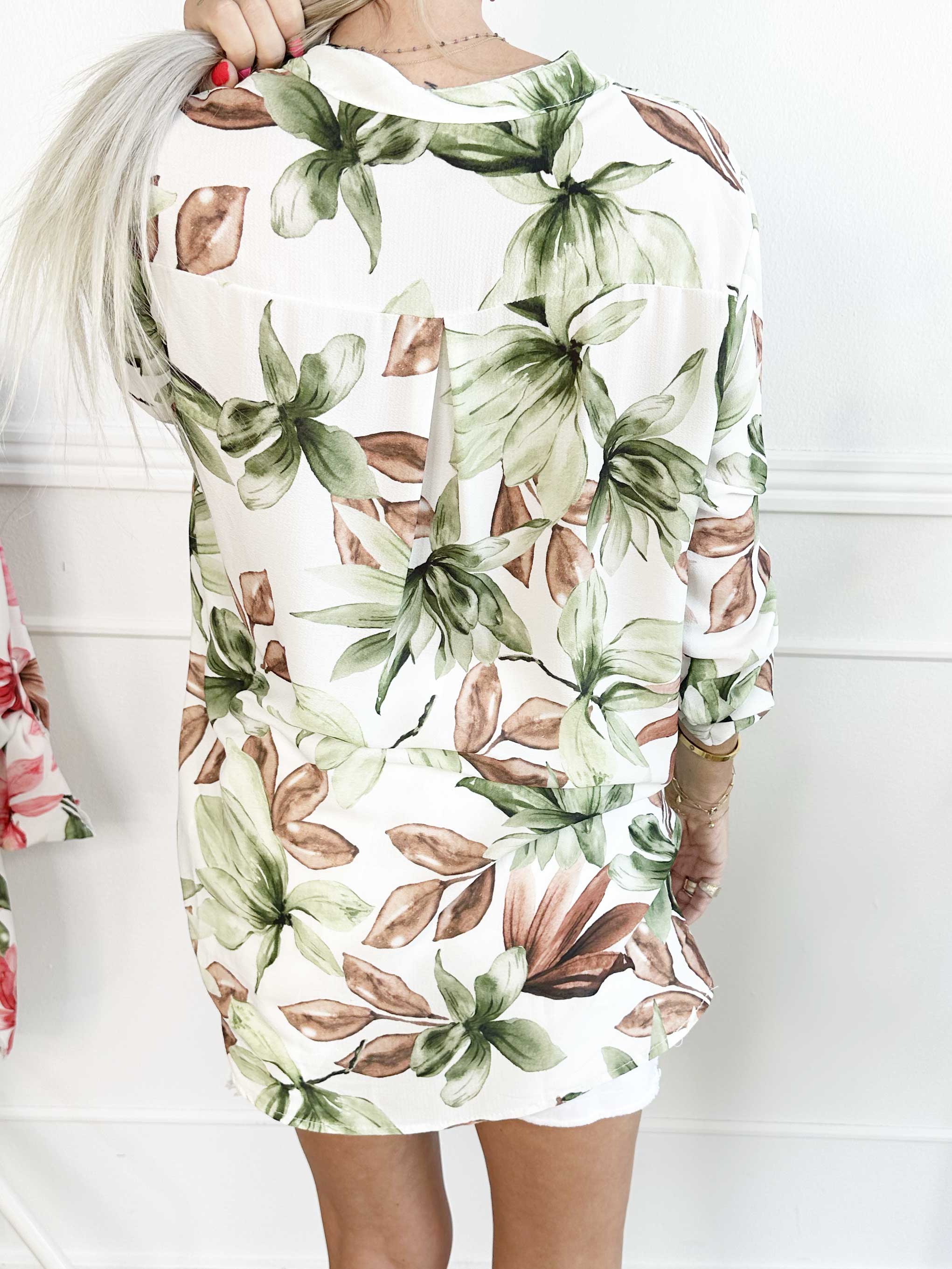 Vanesa Flower - Lätt och luftig tunika med blommönster